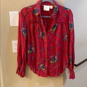Maeve by Anthropologie button up shirt